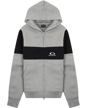 Balenciaga Sweatshirt With Logo - Grey