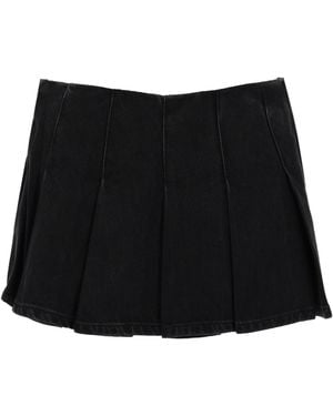 DIESEL Skort A Pieghe - Black