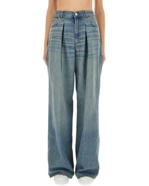 Haikure "Candy Wide-Leg" Jeans - Blue