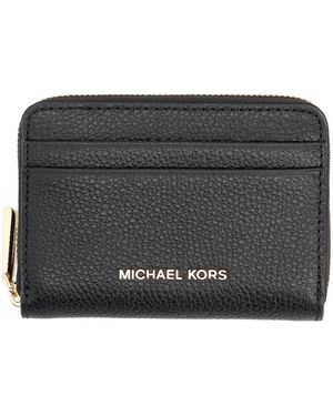 MICHAEL Michael Kors Cow Leather Wallet - Black