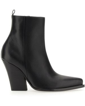 Magda Butrym STIVALE COWBOY IN PELLE - Nero