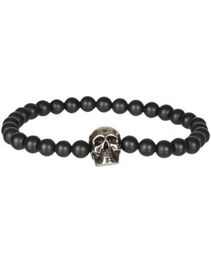 McQueen Bracciale Skull - Nero