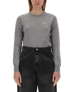 Maison Kitsuné Baby Fox" Jersey - Grey