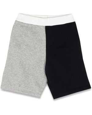 Emporio Armani Two Tone Bermuda Shorts - White