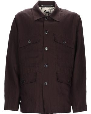 Paul Smith Linen Patch-Pocket Unlined Blazer - Brown
