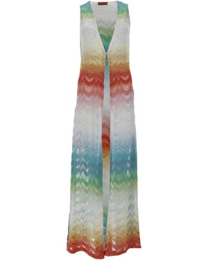 Missoni Abito Lungo Copricostume - Blue