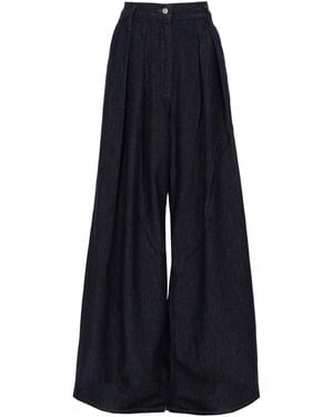 Dries Van Noten Pants Pamplona - Blue