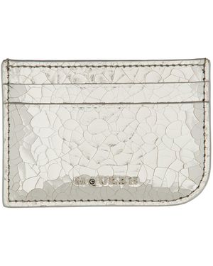 McQueen Leather Card Holder - Metallic