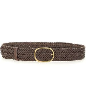 Dragon Diffusion Leather Belt - Brown