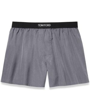 Tom Ford Cotton Shorts - Grey