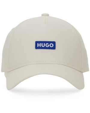 BOSS Baseball Hat With Logo - White