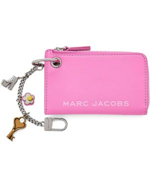 Marc Jacobs Zippered Wallet With Pendant - Pink