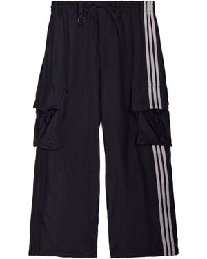 Y-3 Cargo Trousers With Logo - Blue