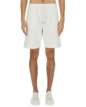Dries Van Noten Sweatshirt Bermuda - White