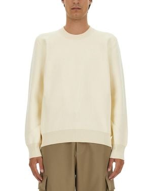 Off-White c/o Virgil Abloh Felpa Con Logo - Neutro