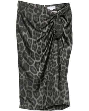 Stella McCartney High-Rise Knot Hip Skirt - Grey