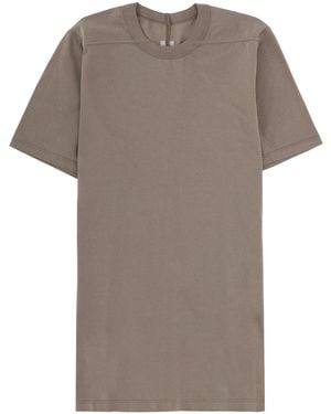 Rick Owens Solid Crew Neck T-Shirt - Grey