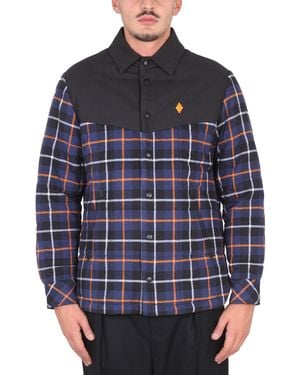 Marcelo Burlon Long-Sleeved Shirt - Blue