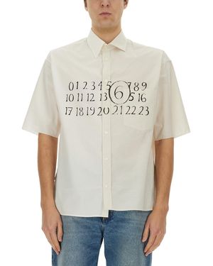 MM6 by Maison Martin Margiela Camicia Asimmetrica - Grigio