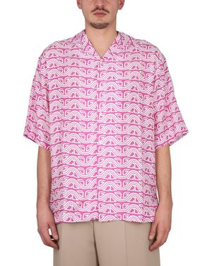 Gcds 'Waved Logo' Shirt - Pink