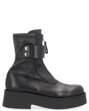 Premiata Leather Boots - Black
