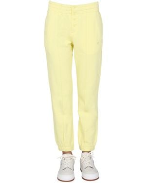 Helmut Lang jogging Trousers With Buttons - Yellow
