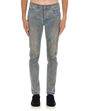Purple Brand Trousers "Monterrico Mud" - Blue