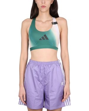 adidas Originals Tops With Logo - Purple