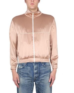 Saint Laurent Giubbotto Teddy - Blu