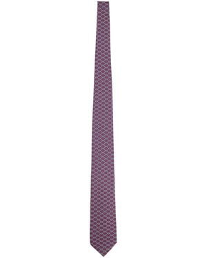 Ferragamo Silk Tie - Purple