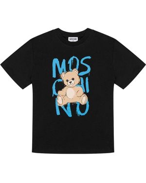 Moschino "Maxi" Logo T Shirt - Black