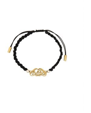 McQueen Friendship Bracelet With "Seal" Logo - Blue
