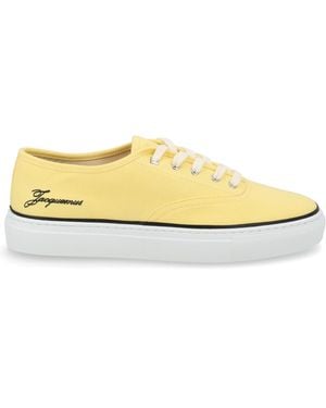 Jacquemus Cotton Trainers - Yellow