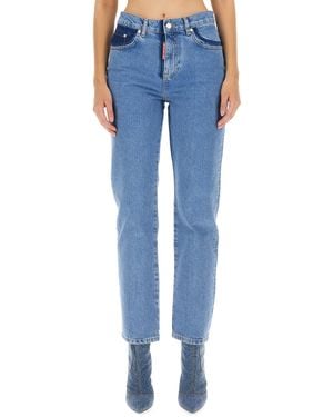 Moschino Jeans Cinque Tasche - Blu