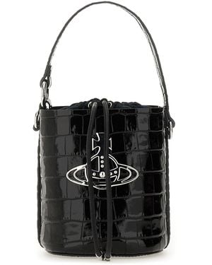 Vivienne Westwood Bucket Bag "Daisy" - Black