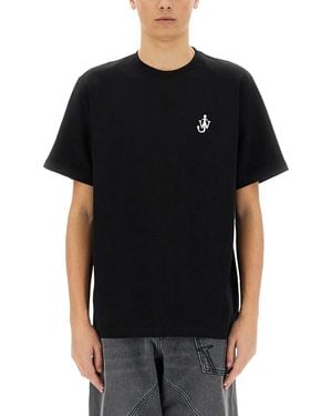 JW Anderson Anchor Tshirt - Black