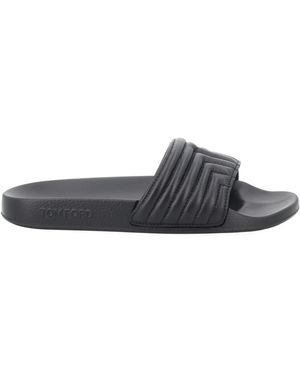 Tom Ford Sandalo Slipper - Grey