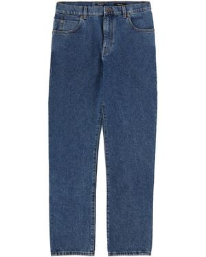 Balmain Straight Jeans Cotton - Blue