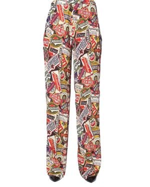 DSquared² Wide Trousers - Multicolour