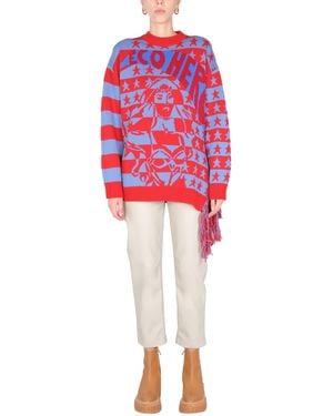 Stella McCartney Crew Neck Jumper - Red