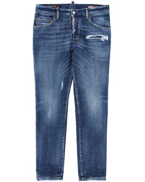 DSquared² Cotton-Blend Jeans - Blue