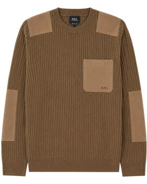 A.P.C. A. P.C. Maglia "Mallarme" - Brown