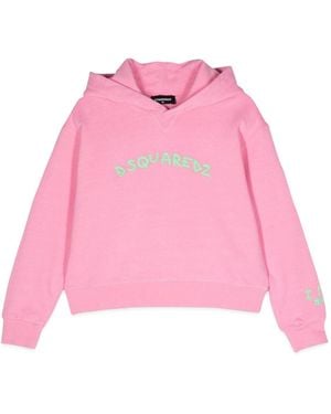 DSquared² Logo Hoodie - Pink