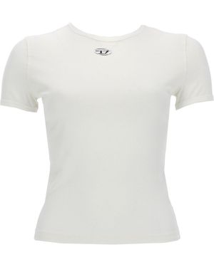 DIESEL T-Shirt "T-Uncutieslong-Od" - White