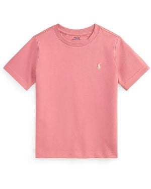 Polo Ralph Lauren T-Shirt With Logo - Pink