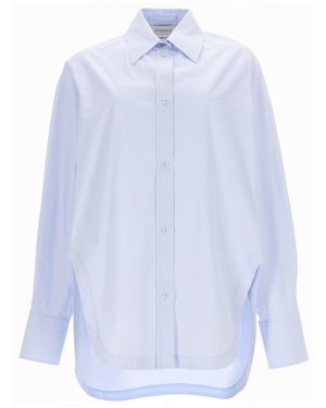 Sportmax Poplin Kimono Shirt - Blue