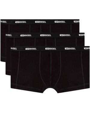 DIESEL 3Pack Boxer Con Logo - Black