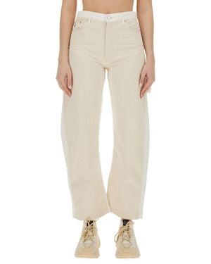 Stella McCartney Utility Banana Leg Jeans - Natural