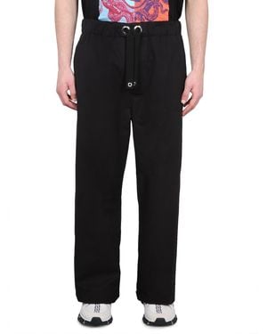 Versace Drawstring Trousers - Black