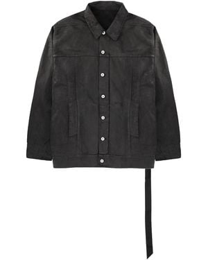 Rick Owens Drkshdw "Jumbo Worker" Jacket - Black